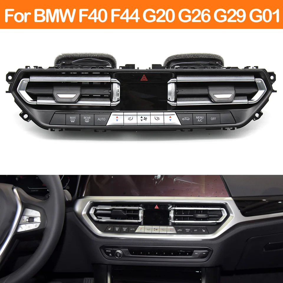 Pôvodná centrálna klimatizácia AC Vent Grille Outlet Zostava pre BMW 2 3 4 Z4 X3 X4 Series F40 F44 G20 G26 G28 G29 G01 G02