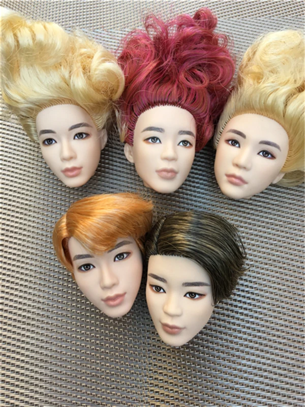 Pôvodná hlava bábik Kórea idol verzia Dolls Heads pre domácich majstrov pre 1/6 bábik