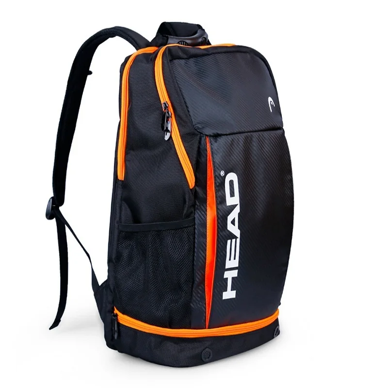 Pôvodná hlava tenisová taška mužov tenisová raketa batoh tenisovej rakety Outdoor Gym Badminton batoh 1-3 Racquet Sports Bag Tenis