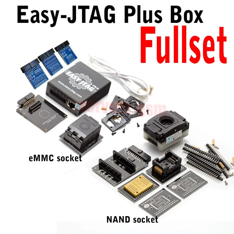 Pôvodná nová verzia Easy JTAG Plus Box Plná sada/Easy-Jtag Plus Box/Easy JTAG EMMC Socket/Nand Socket Socket