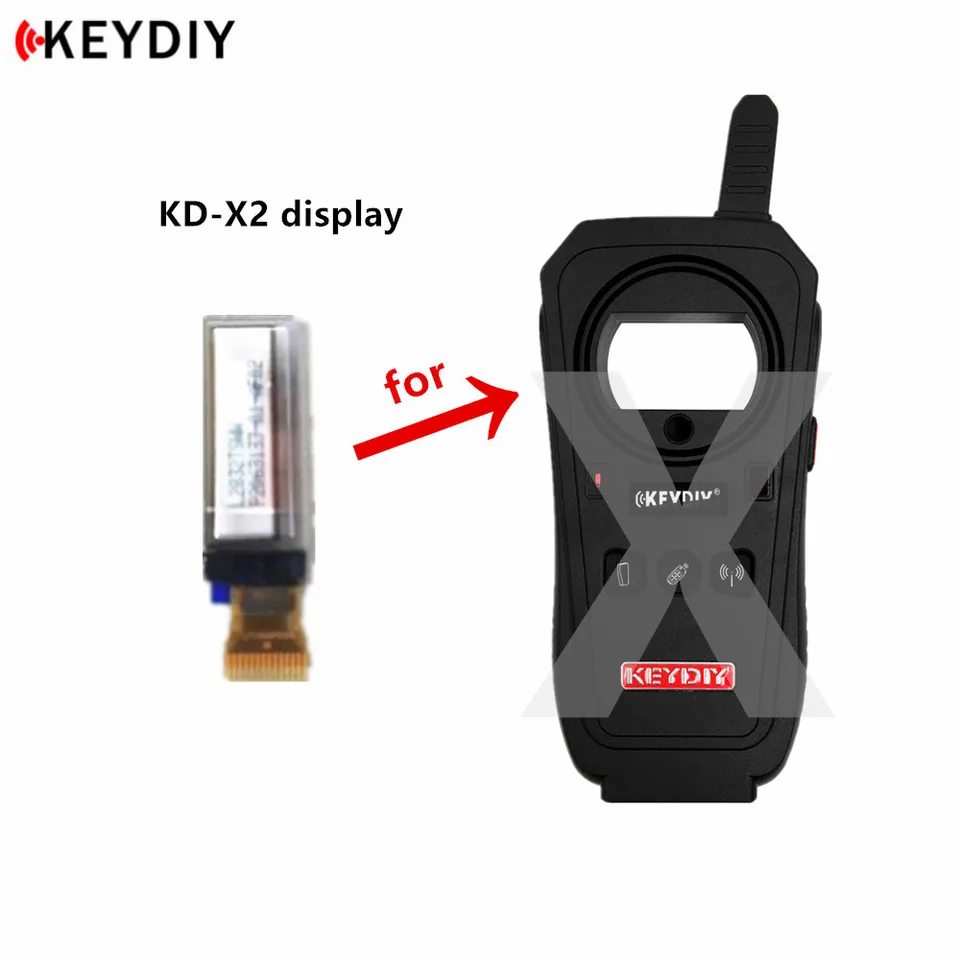 Pôvodná obrazovka kľúča LCD pre programátor kľúča KD-X2