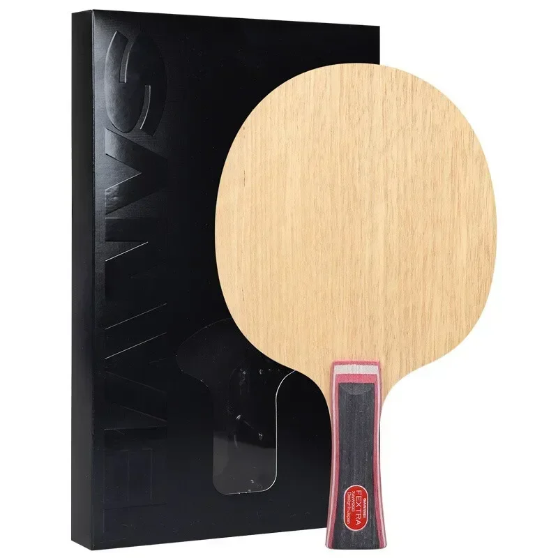 Pôvodná Sanwei fextra stolová tenisová raketa 7 gróf drevo Nordic 7 Professional Light Blade Ofensive Attack ping pong netopier