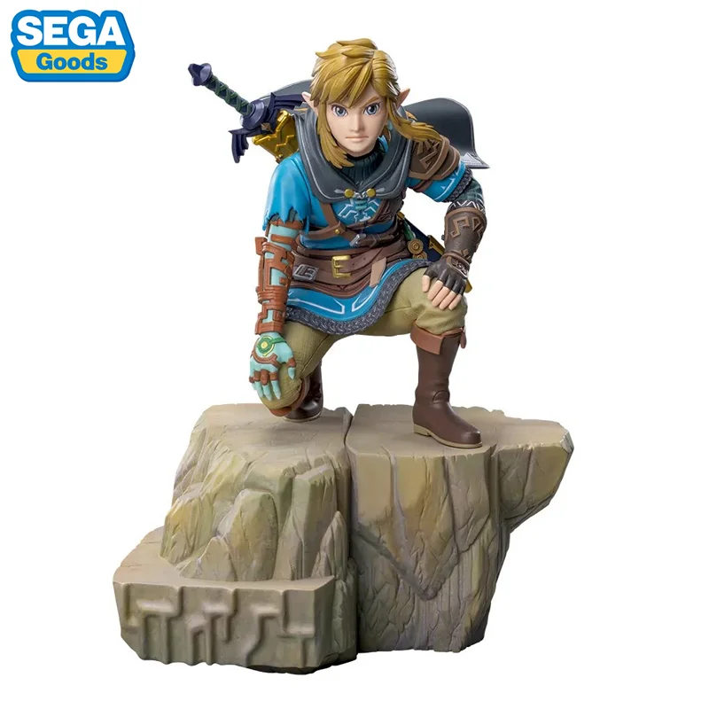 Pôvodná Sega Legenda o slzách Zelda slz kráľovstva figurizmα link figure sega 23cm Anime Action Model Collective Hračky darček