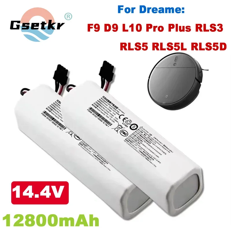 Pôvodná výmena batérie 14.4 V P2008-4S2P-MMBK pre Dreame F9 D9 L10 Pro Plus RLS3 RLS5 RLS5L RLS5D Príslušenstvo