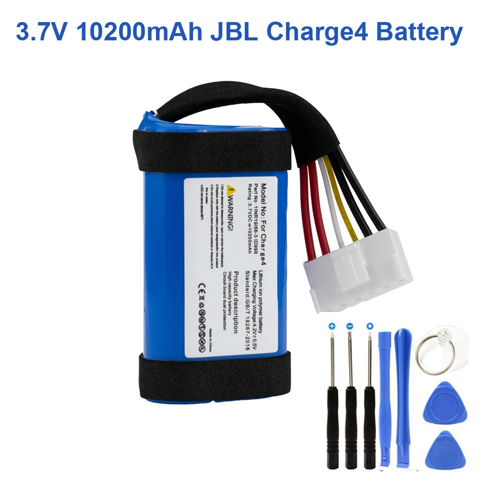 Pôvodná výmenná batéria 10200 mAh pre JBL nabíjanie 4 nabíjanie 4 ID998 IY068 Sun-Inte-118 Vysoko kvalitné batérie s náradím