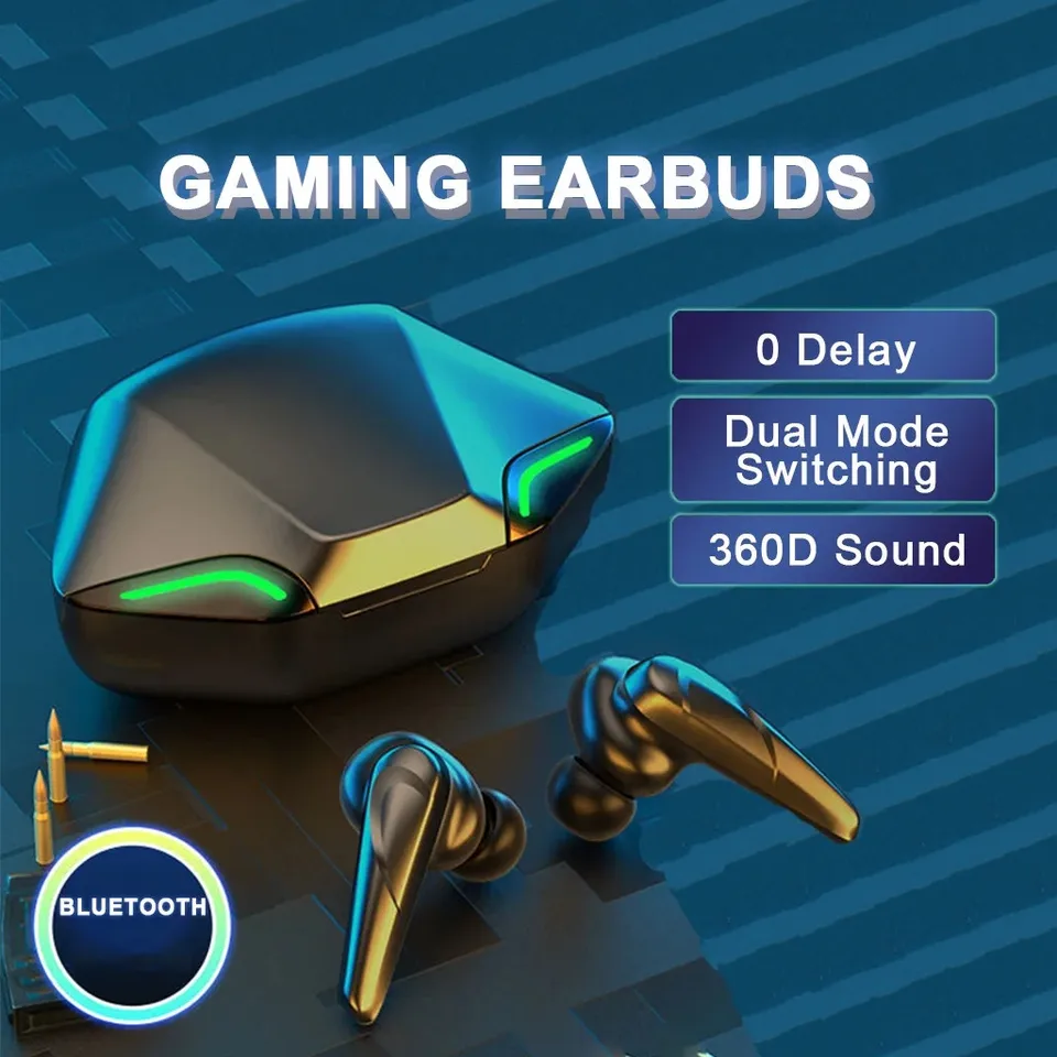 Pôvodné bezdrôtové slúchadlá X15PRO TWS Game Bluetooth Slúchadlá s mikrofónmi redukcia hluku Vysoko vernosti basové slúchadlá