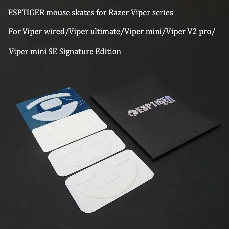 Pôvodné esporty Tiger Ice V2 Mouse Korčule Foots for Razer Viper/Ultimate/Viper V2 Pro/V3 Pro/Viper Mini V2 Pro/Mini SE