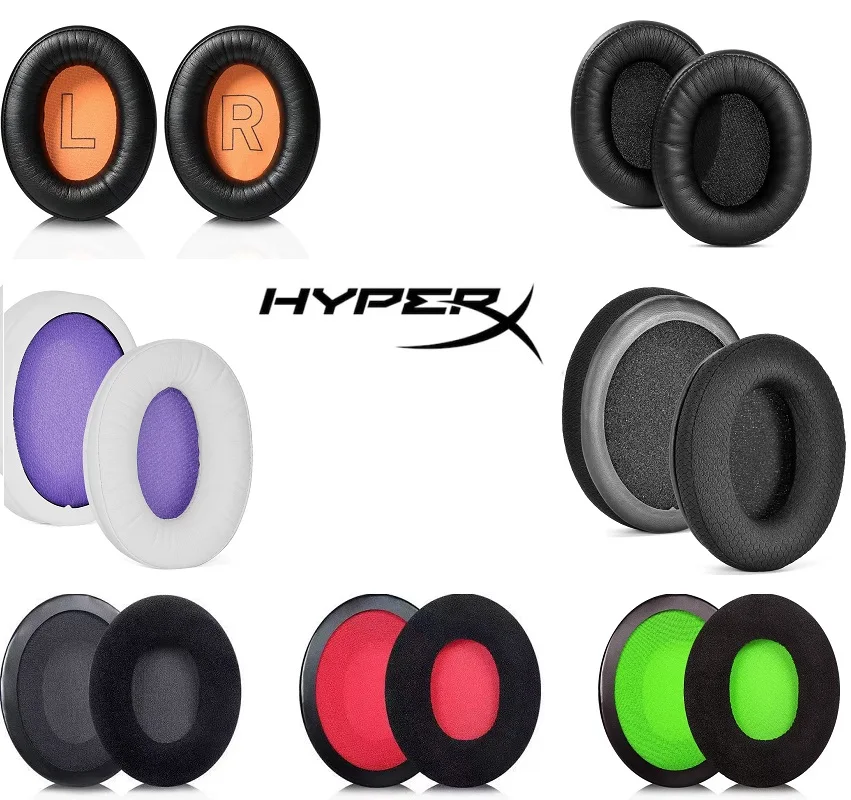 Pôvodné náhradné ušné podložky pre Hyperx Cloud II, Core, Silver, Alpha Cloud Pro, Mix, Cloud Mix, Flight S, Stinger Headset Uši uší