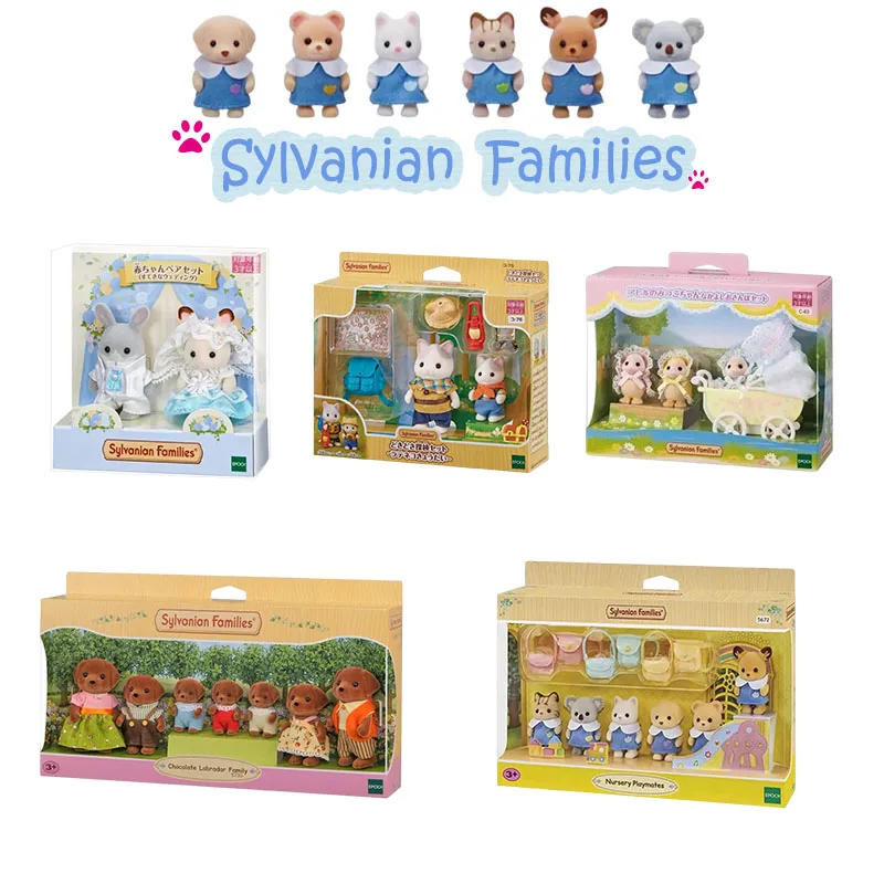 Pôvodné sylvaniánske rodiny Maple Cat Rodina Kawaii Anime Anime postava zbera
