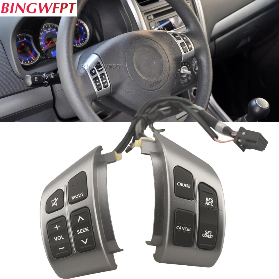 Pôvodné tlačidlá volantu Cruise Control Prepínač pre Suzuki SX4 2.0 2010 2012 2012 2012 2013 Príslušenstvo