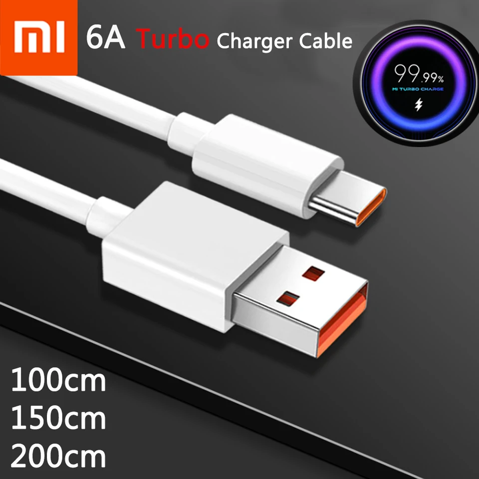 Pôvodné Xiaomi 6a USB Typ C Kábel