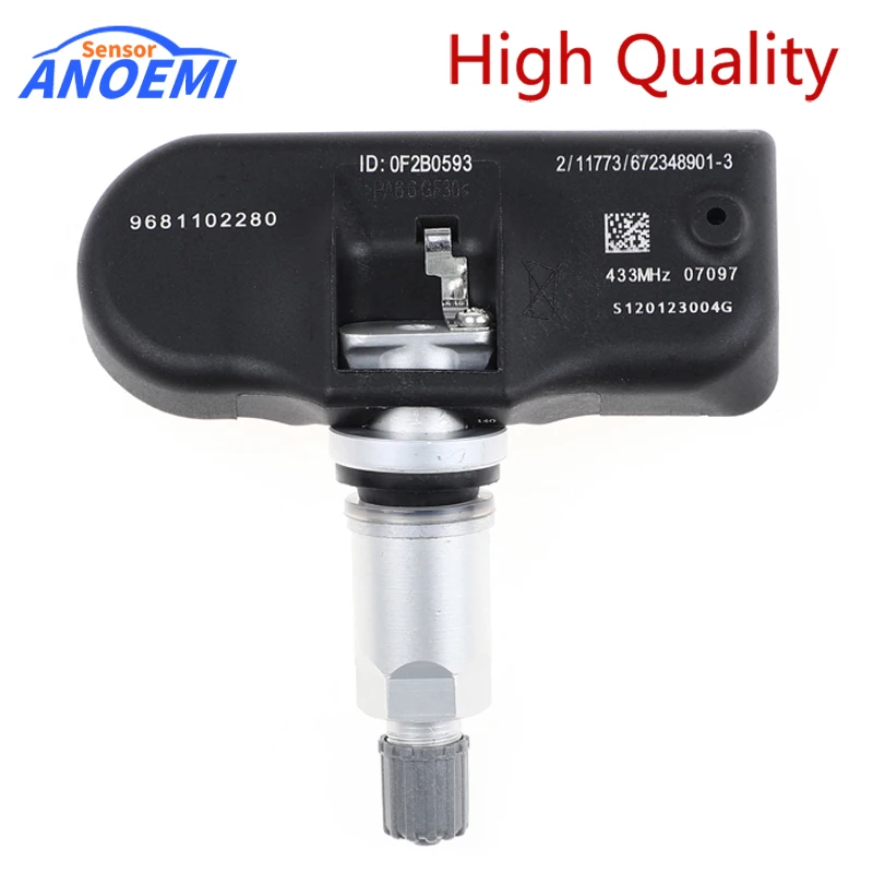 Pôvodný 9681102280 TPMS tlakový senzor 433 MHz pre Peugeot 407 207 307 607 508 807 pre Citroen C4 5 6 7 8