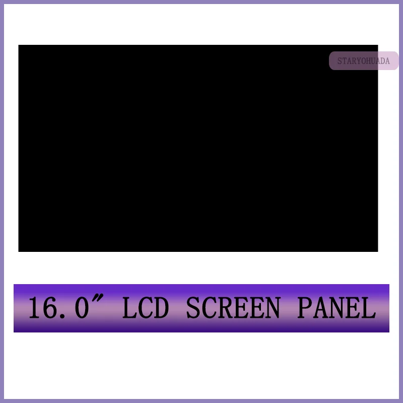 Pôvodný displej laptop 16,0 palca pre LG Gram 16Z90Q LED LCD LCD obrazovka široká obrazovka 2560x1600 189ppi 60Hz 40 PINS