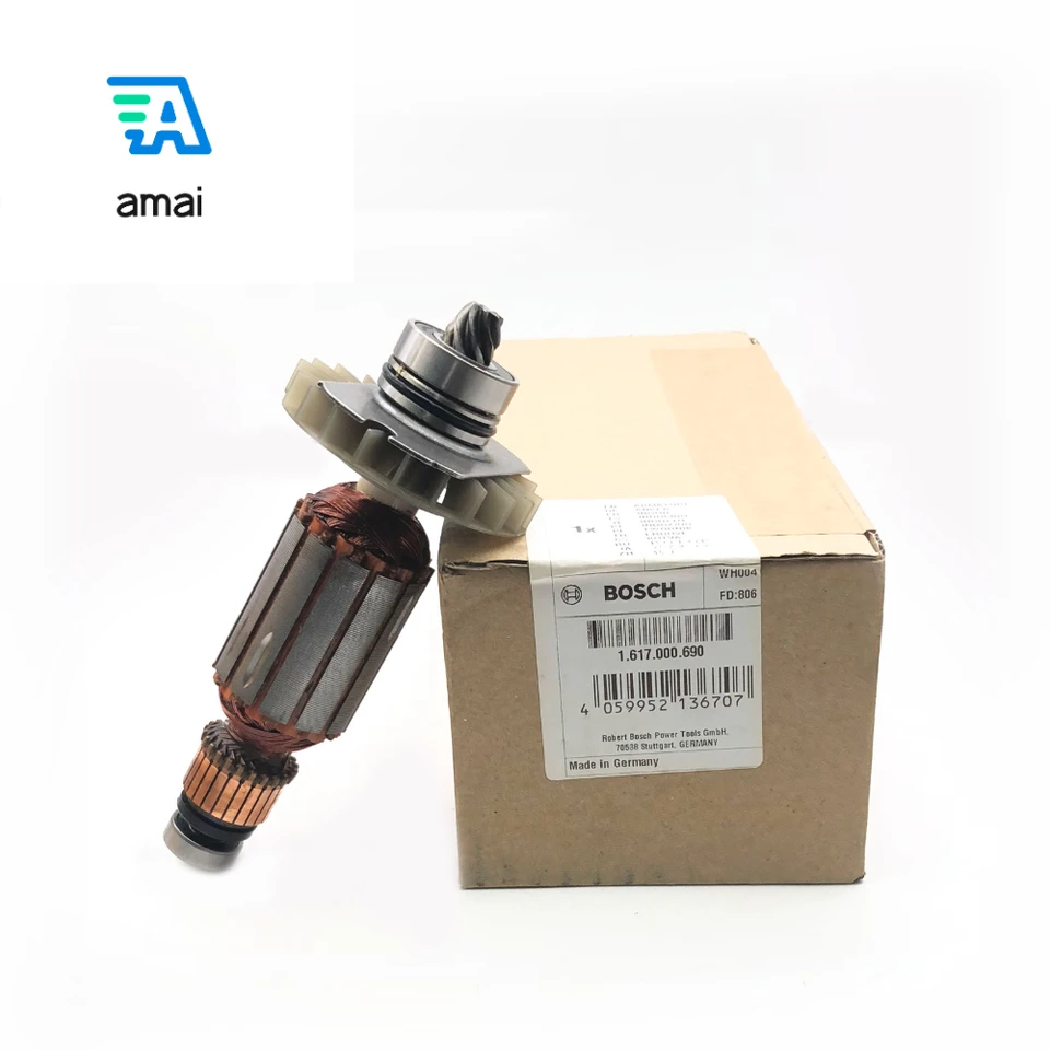 Pôvodný elektrický šikanovanie Bosch GBH3-28DRE, rotor vŕtačky s elektrickým nárazom 1617000690