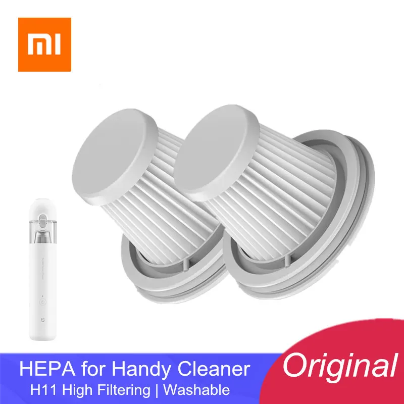 Pôvodný filter Hepa pre Xiaomi Mijia Handy vysávač domáce auto Mini bezdrôtový umývateľný filter náhradný diel