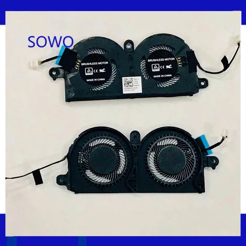 Pôvodný nový chladiaci ventilátor CPU pre Dell XPS13 9370 9380 7390 PNWJR WCX2D 980WH