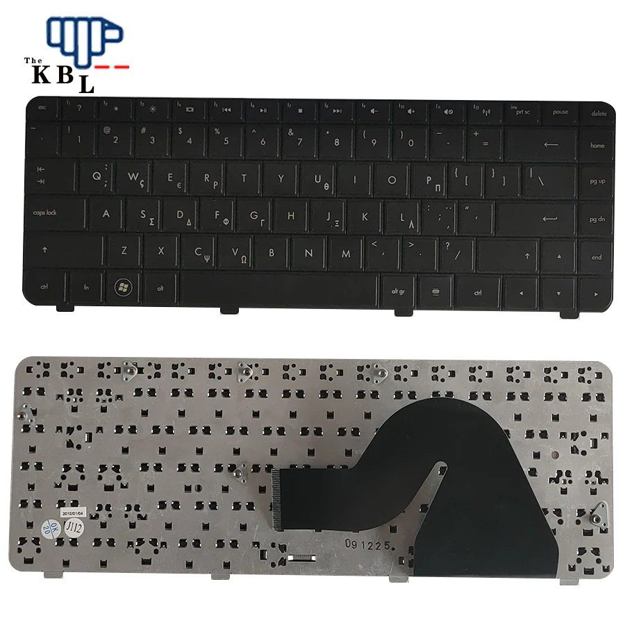 Pôvodný nový jazyk Grécka pre HP CQ62 G56 G62 CQ56 Čierny notebook 3pe413