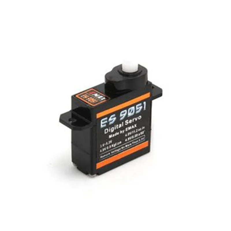 Pôvodný oficiálny obchod Emax ES9051 4.3G Digital Mini Servo pre RC Model 4pcs Servos