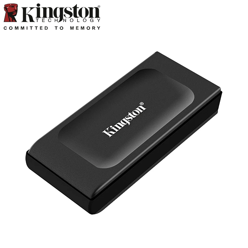 Pôvodný prenosný Kingston prenosný SSD Solid State Drive XS1000 1TB 2TB Externý pevný disk Max 1050 MB/s USB3.2 TYP-C Pevný disk pre PC