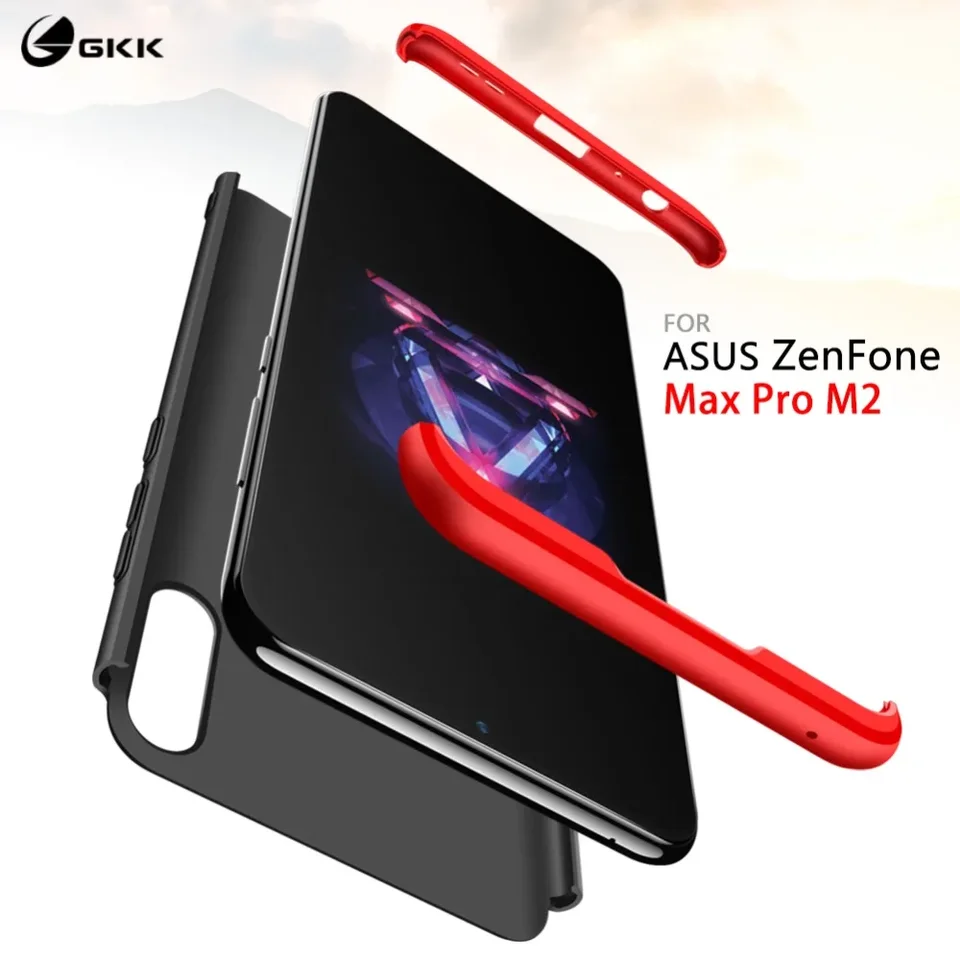 Pôvodný puzdro GKK pre ASUS Zenfone Max Pro M2 Case ZB631KL Armour Shockosive 3 v 1 Tvrdý kryt pre Zenfone Max Pro M2 ZB631KL