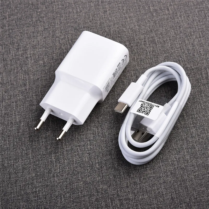 Pôvodný Xiaomi 18 W nabíjačka rýchly nabíjanie QC 3.0 EÚ Adaptér pre Redmi A4 14R 14C 13C 12R Poznámka 8T POCO C61 C65 C75 USB TYP C Kábel typu C