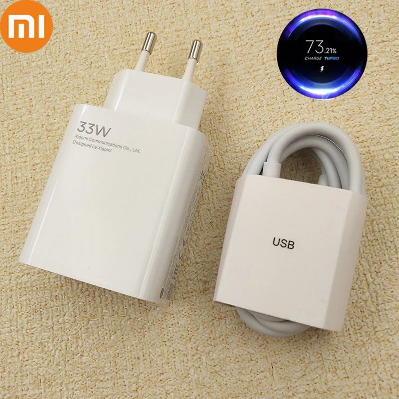 Pôvodný Xiaomi 33W Fast Charger Eu Turbo Carge 2M 1,5 m kábel pre Mi 12 11 10 Lite Redmi Note 11S 12S 13R POCO M5S M6 M4