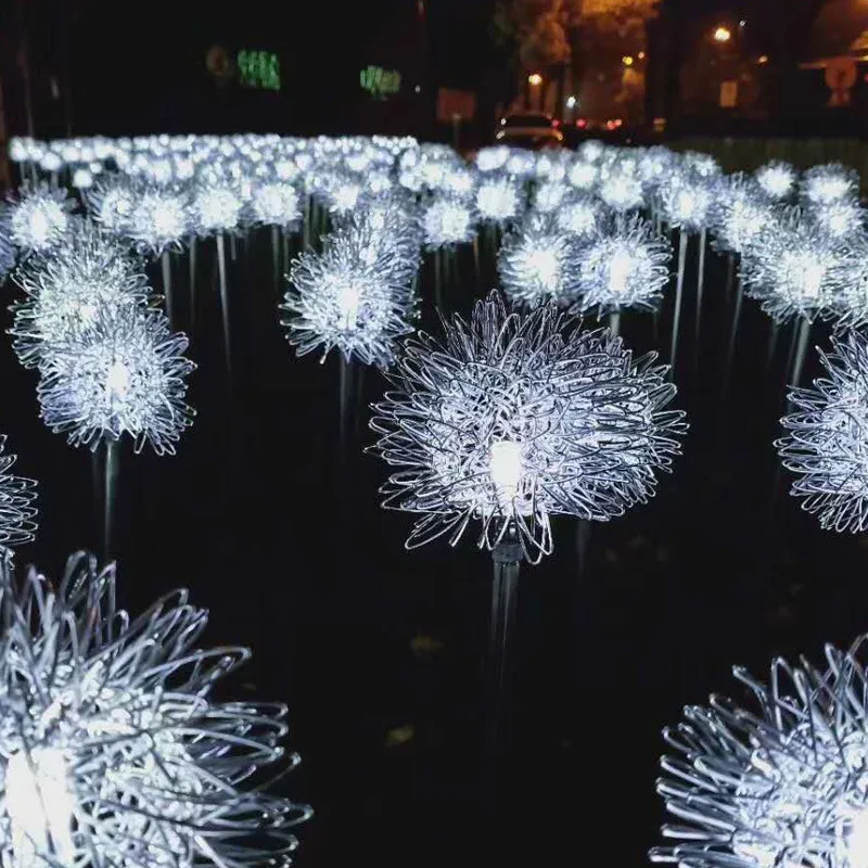 Púpava kvetina solárne LED svetlo LED LIGHT LAMP LAMPLA OUTHOPOROPODOBNÉHO VODNOSTI ZÁKLADNÁ KRAJINA Krajina záhradná dekorácia vonkajšie