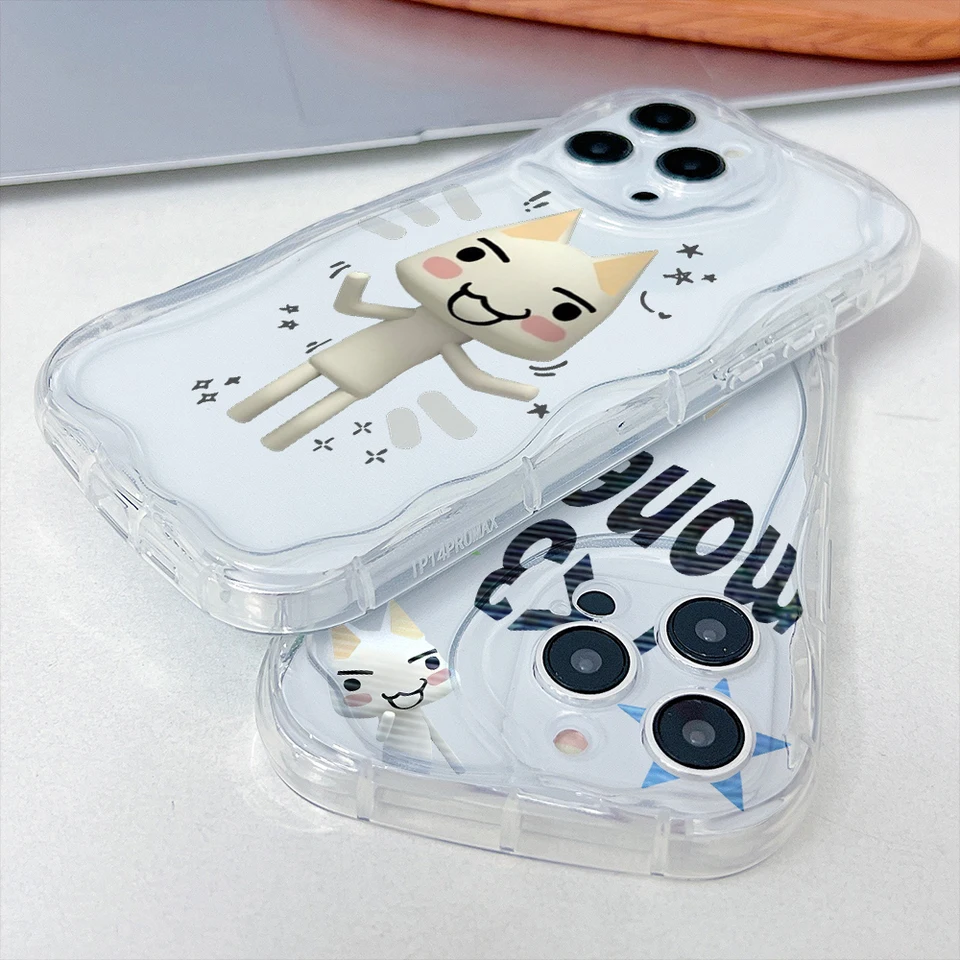 Púzdro pre telefóny Cat Toro Inoue pre Samsung Galaxy A73 A72 A71 A54 A53 A52 A51 A50 A33 A32 A32 A23 A16 A13 A06 4G 5G 5G 3D Wave Cover Cover Cover