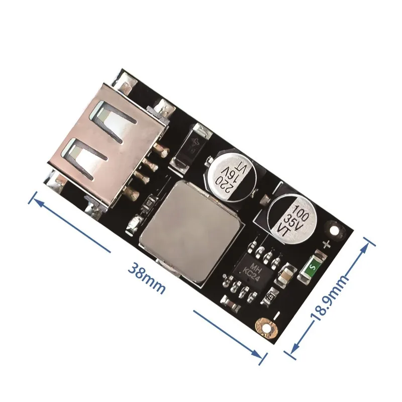 QC3.0 QC2.0 USB DC-DC Buck Converter Nabíjanie Krok Modul 6-32V 9V 12V 24V na rýchly rýchly nabíjací obvodový doska 3V 5V 12V