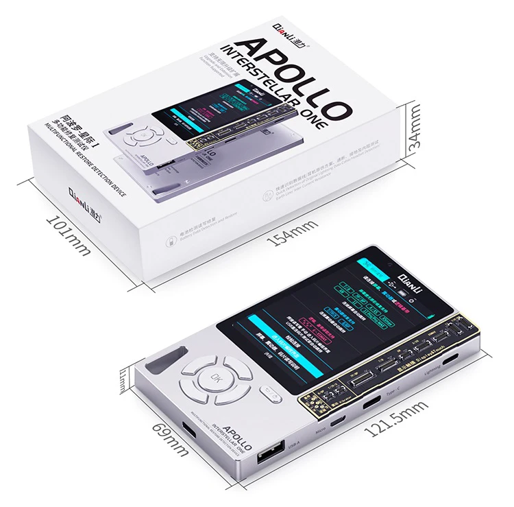 Qianli Apollo Restore Detection Oprava zariadenia pre iPhone 7-11 PRO Max Dátové linky na náhlavnú súpravu batéria Pôvodná batéria Kód Zmeniť kód