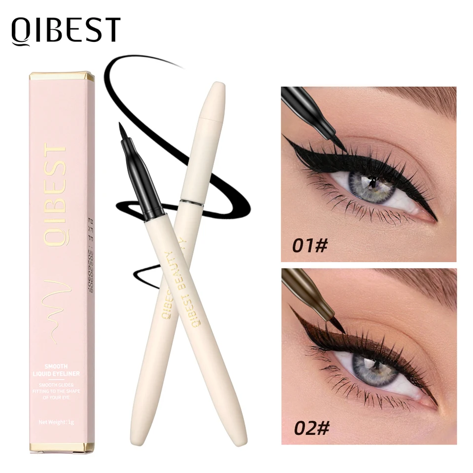 QiBest Matte Liquid Eyeliner Witerproof Dlhodobý nepremoký