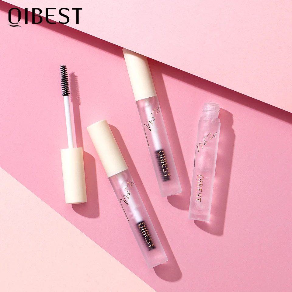 QiBest obočie styling gél s 3D kefou vodotesné obočie pomade gél pre obočie stylingový make -up mydla divoký obočie socha výťah