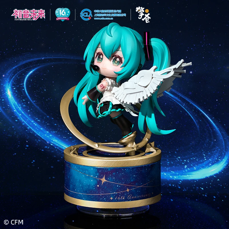 Qingcang Hatsune Miku 16. výročie q Verzia manuál Model Originálny anime periférny ornament Miku Co značkový figúrku pre deti darček