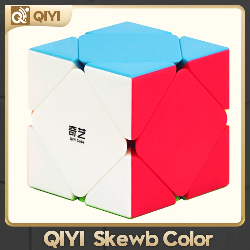 Qiyi Qicheng Sweok Cube 3x3 Magic Speed ​​Antistress Profesionálne fidget hračky qiyi šikmé cubo magico puzzle detský darček