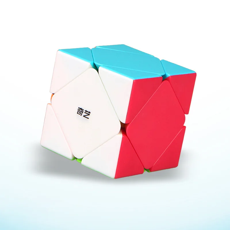 Qiyi Qicheng Sweok Cube 3x3 Magic Speed ​​Antistress Profesionálne fidget hračky qiyi šikmé cubo magico puzzle detský darček