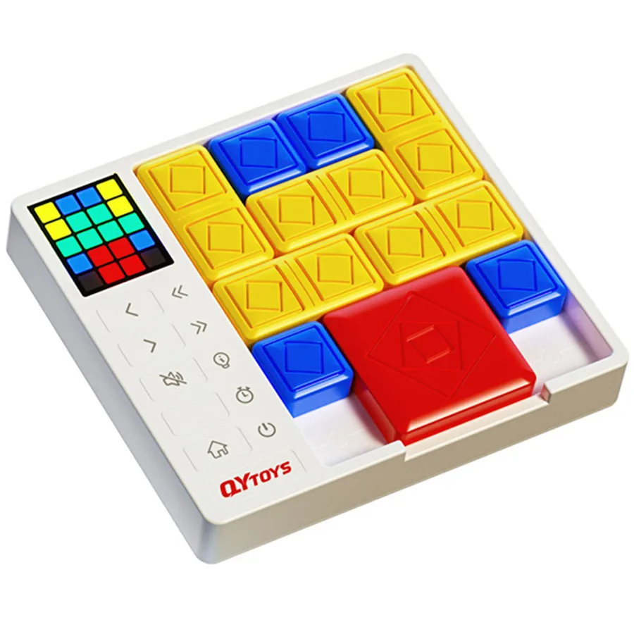 Qiyi Smart Klotssk logické mozgy Teaser Huarong Road Board Game Ranné vzdelávacie poučné hračky Darček pre deti