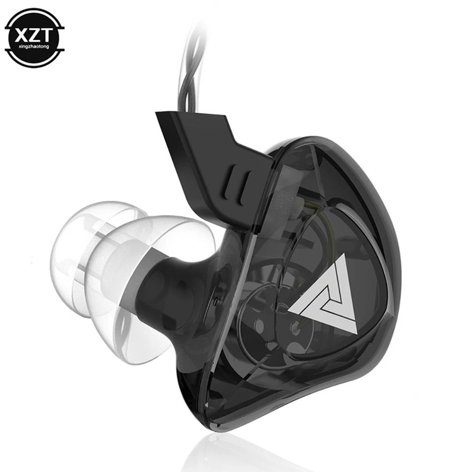 QKZ CK5 New Sport Ear Loop Headset Transparent subwoofer mobilná hudba náhlavná súprava