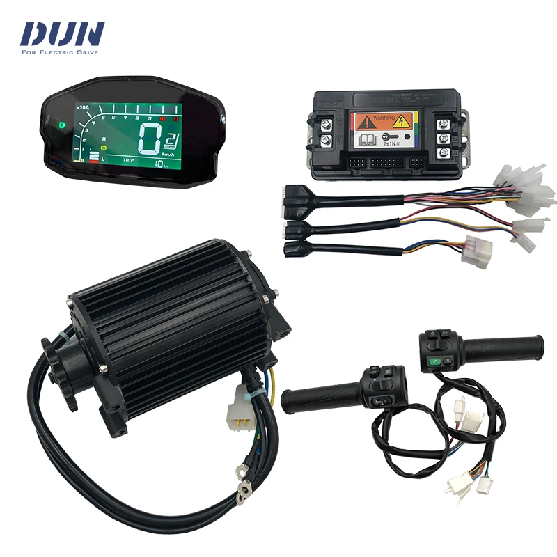 QS90 1000W Mid-Drive Drive PMSM Motor súpravy s ovládačom EM50-4, DKD displej, škrtiaca klapka