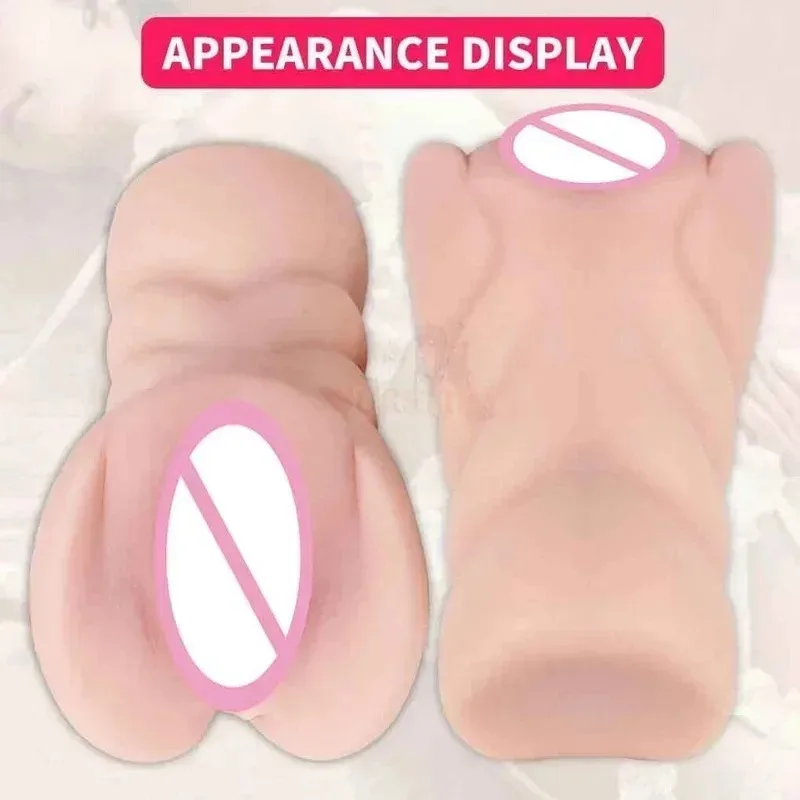 Quanlv 2 in 1 sexi hračky pre mužov Realistický dospelý produkt Muž Masturbators Cup Artificial Vagina 3D vrecková mačička skutočná vagína 18+
