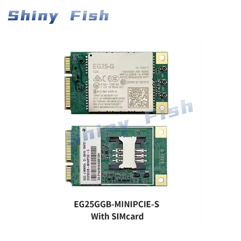 Quectel EG25GGB-MINIPCIE-S Mini PCIE EG25-G EG25GGB-MINIPCIE CAT4 MODUL pre globálnu kapelu SIM CARD Slot