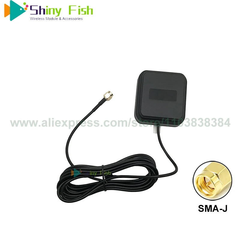 Quectel yb0017aa GNSS L1/L5 (aktívny) Magnetická montáž GPS anténa 3 metrov vysoký zisk Kvalitný SMA samec SMA-J