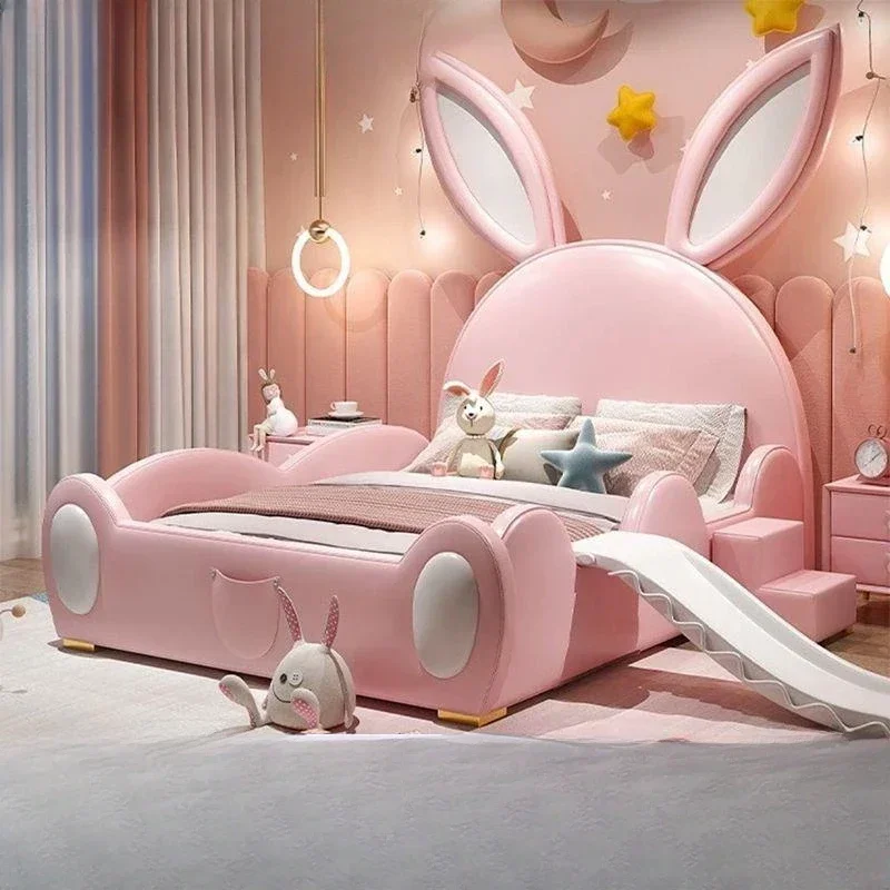 Queen Frame Dvojlôžková posteľ Luxusná kráľa Veľkosť Moderná detská izba Dvojlôžko Drevo Moderné letto Matrimoniale Spál