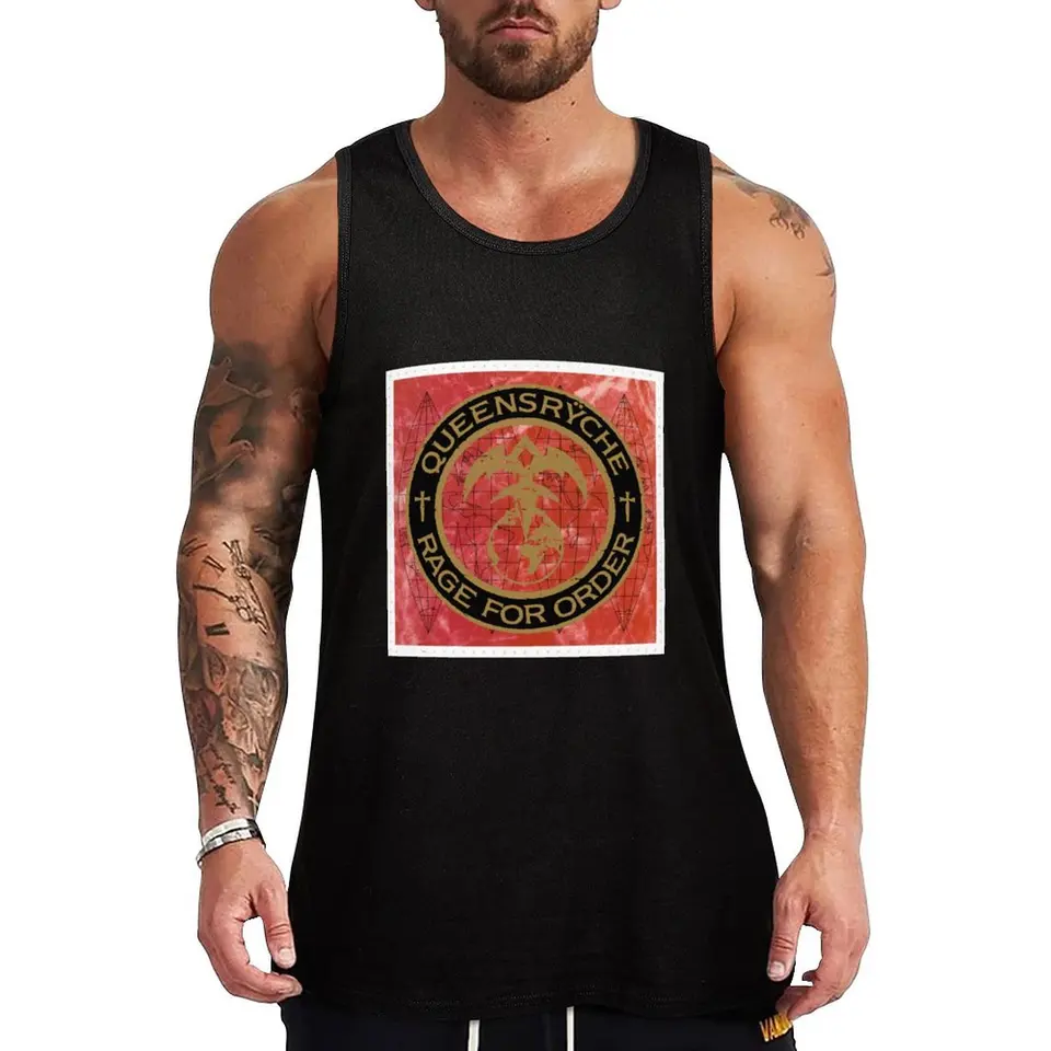 Queensryche Rage for Order Tank Top Tričko Športové letné topánky Športové košele muž