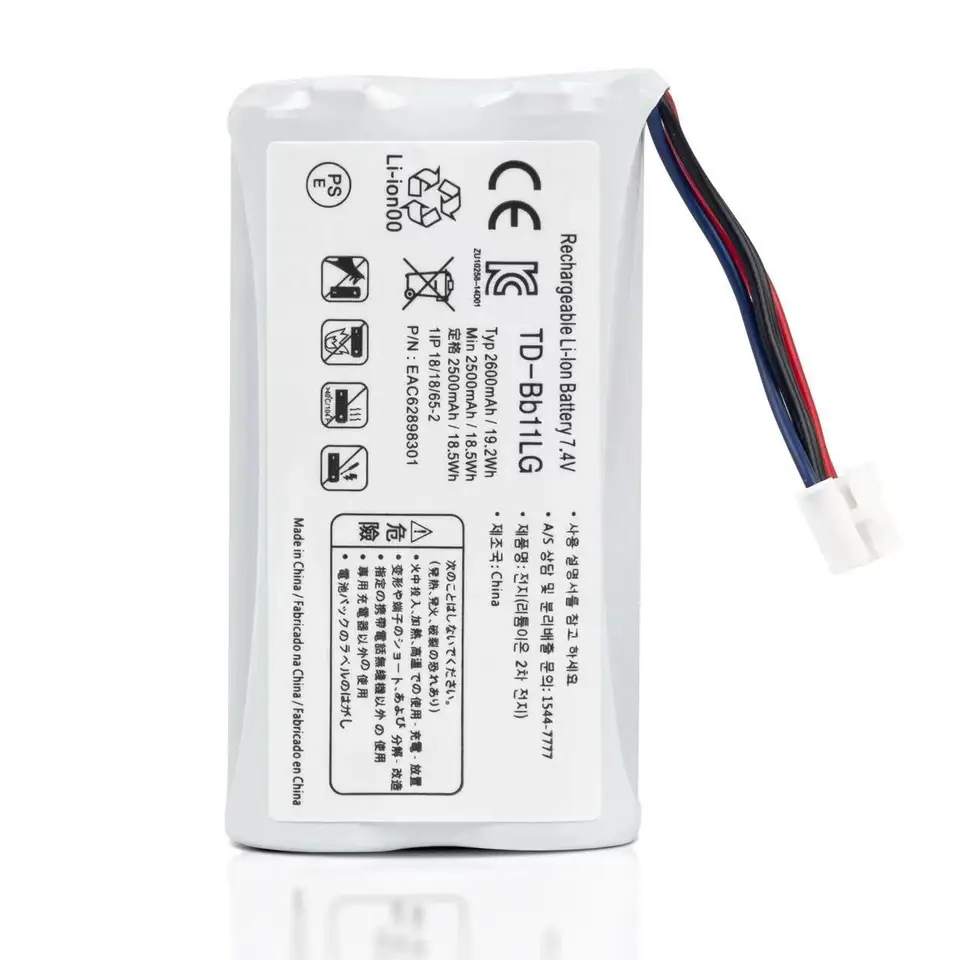 QULE 2600MAH TD-BB11LG BATTERSKÁ pre LG PK5, PK7, XBOOM Go PK7, Hudobný tok P7, NP7550, PJ9, PJS9W, bezdrôtový reproduktor Bluetooth Bluetooth