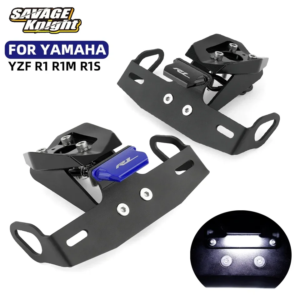 R1 Držiak poznávacej značky LED svetlo pre Yamaha YZF R1 R1M R1S Motocyklové príslušenstvo TACH TACH Fender Eliminátor YZF R1/M/S 15-24