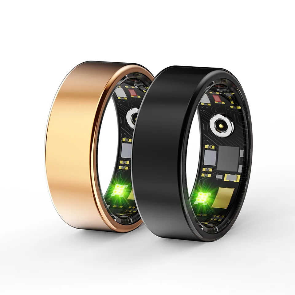 R11M Smart Ring IP68 nepremokavá vzdialenosť kalórií kalórií Bluetooth kompatibilný 5.0 srdcová frekvencia Krv Kyslík Monitorovanie spánku