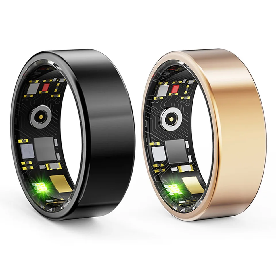 R11M SMART RING SRDCOVÝ FEKTRY KVYKOĽVEK KYSLENIE MONILING SLEPEPLE KROK KALORIE COPPERATRON Bluetooth kompatibilný 5.0 pre Android iOS