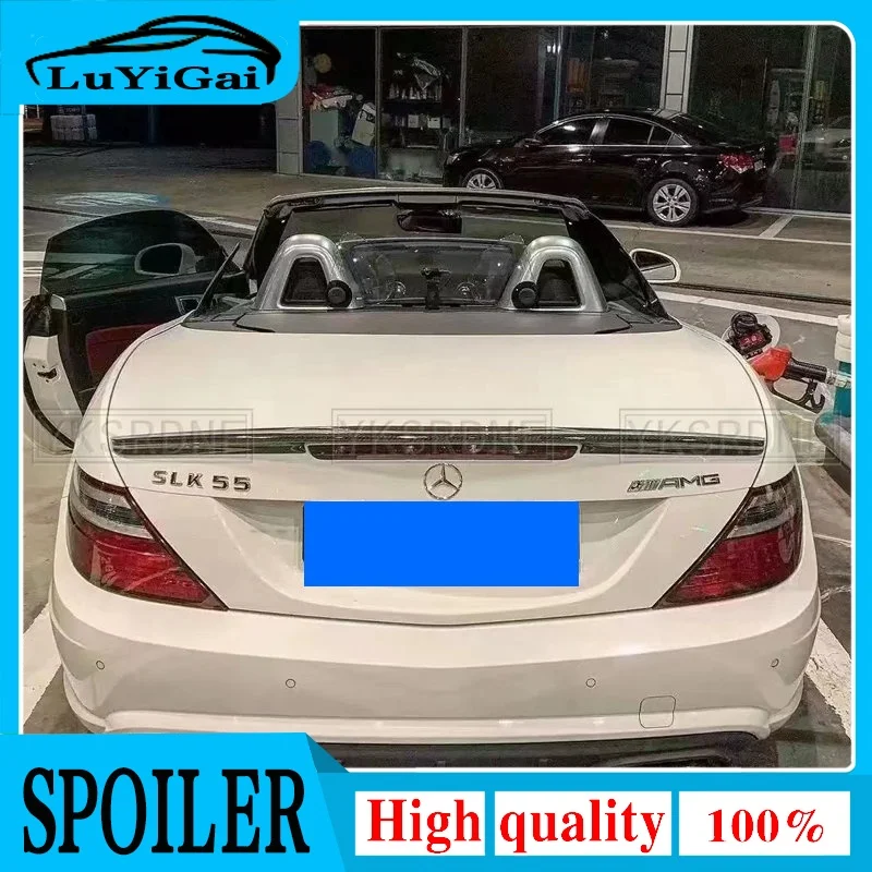 R171 R172 uhlíkové vlákno a lesklý čierny zadný spojler pre Mercedes Benz SLK trieda R171 2004 - 2010 SLK200 SLK280 SLK300 SLK350