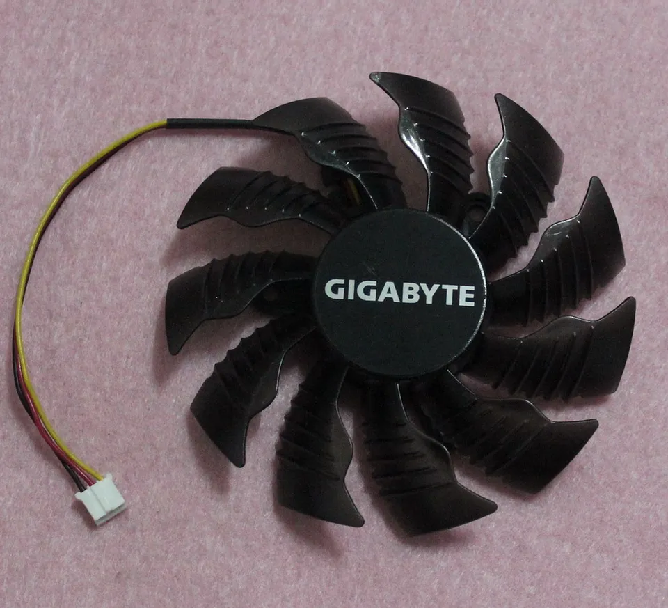R197A PLA09215S12H 85MM VENTÁTNA VENTÁTNA NÁKLAD 42 mm 12v 0,55A 3pin konektor pre Gigabyte GeForce GTX960 GTX970 MINI ITX