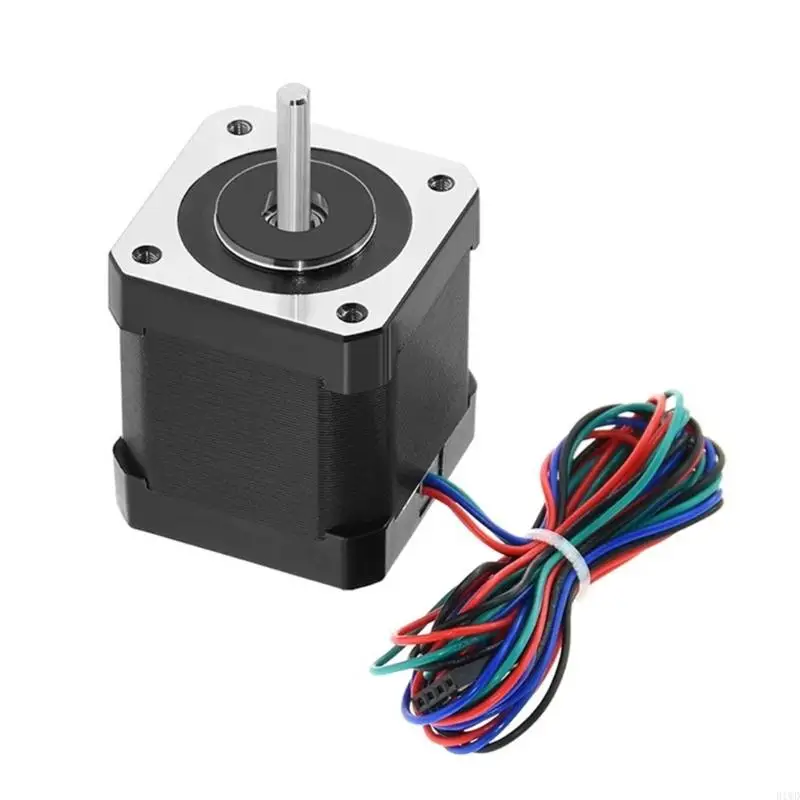 R1WD NEMA 17 Krokový motor 17HS19-2004S1 48 mm 59ncm 4-vedený 2A pre DIY 3D tlačiarne